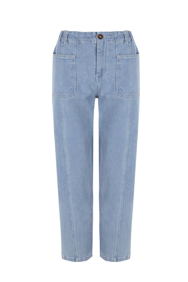 Slowlove Calça cargo larga Azul