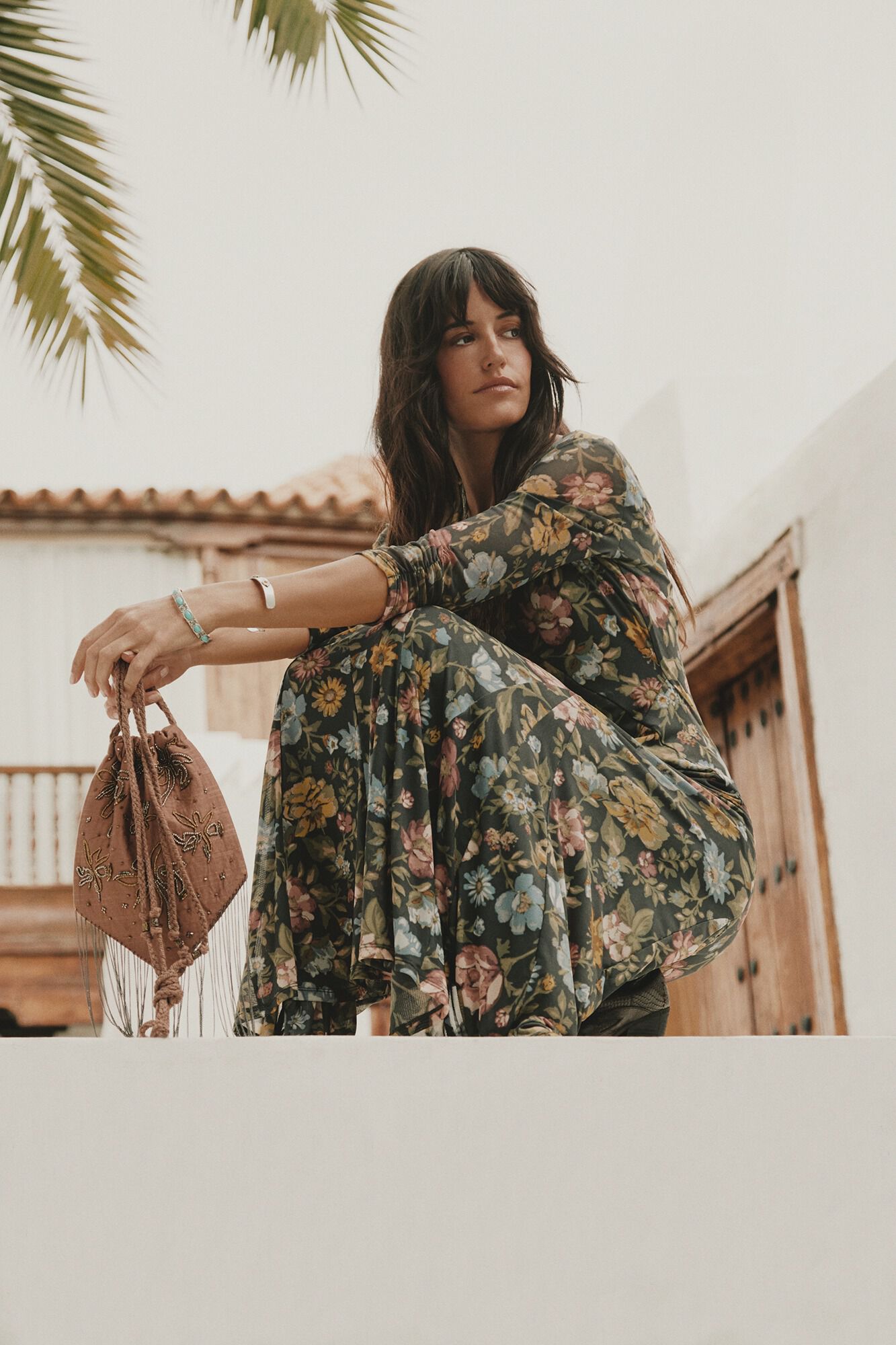 Slowlove Vestido estampado vuelo