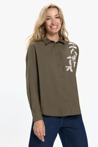 Vero Moda Camisa bordada de algodón orgánico