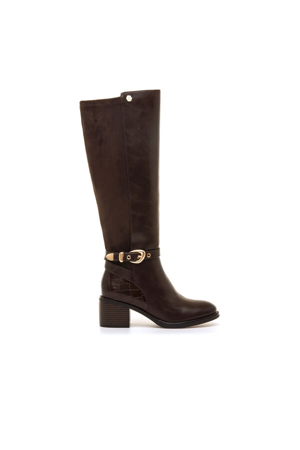 Maria Mare Onore high-heeled boot Brown
