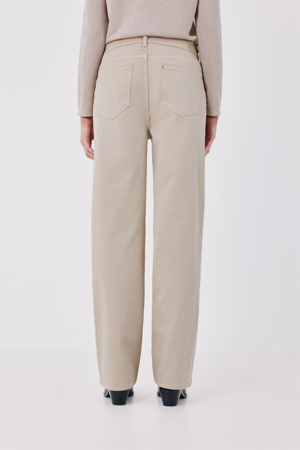 Cortefiel Sensational straight jeans Ivory