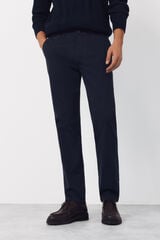 Cortefiel Pantal&oacute;n chino regular fit Azul marino