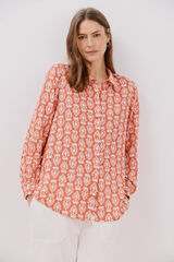 Cortefiel Printed shirt Printed red