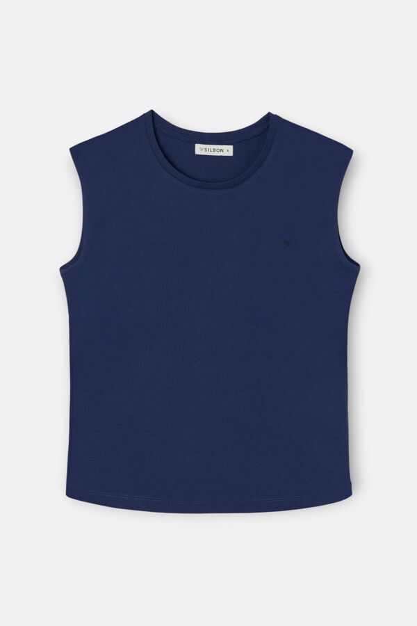 Silbon T-shirt woman sun Azul