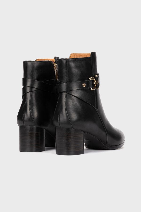 Pikolinos Botim com fivela mulher Preto