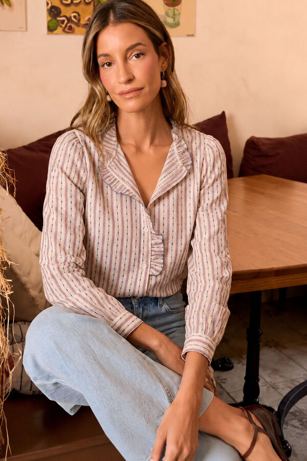 Pol&iacute;n Et Moi Striped shirt White