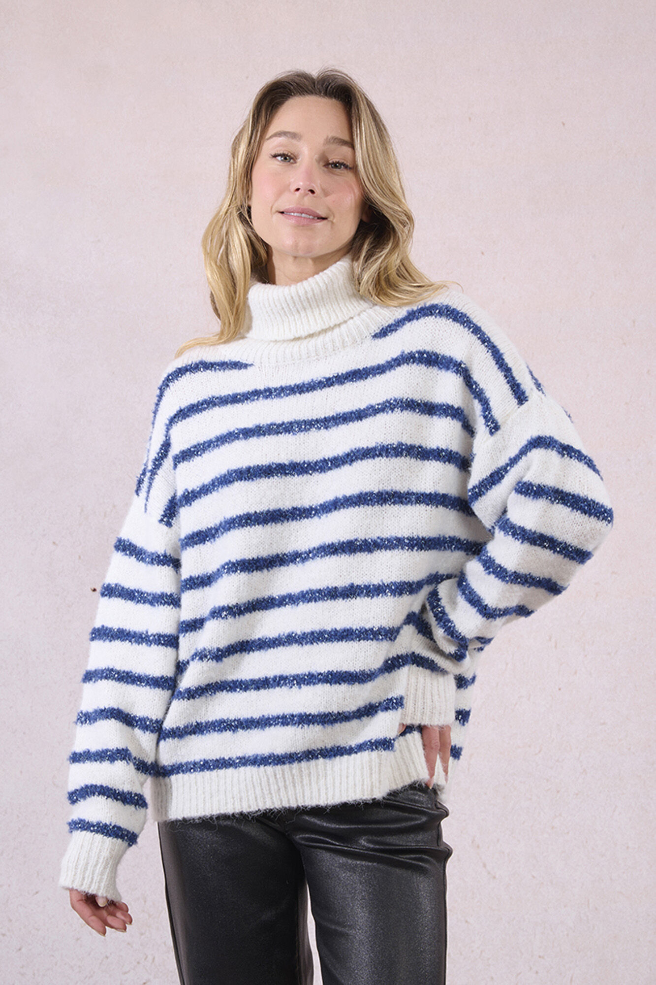 Molly Bracken Camisola estampado riscas de manga comprida