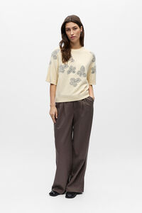 Object Camisola manga curta bordada