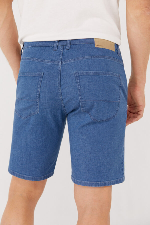 Cortefiel Calções jeans super leves Azul