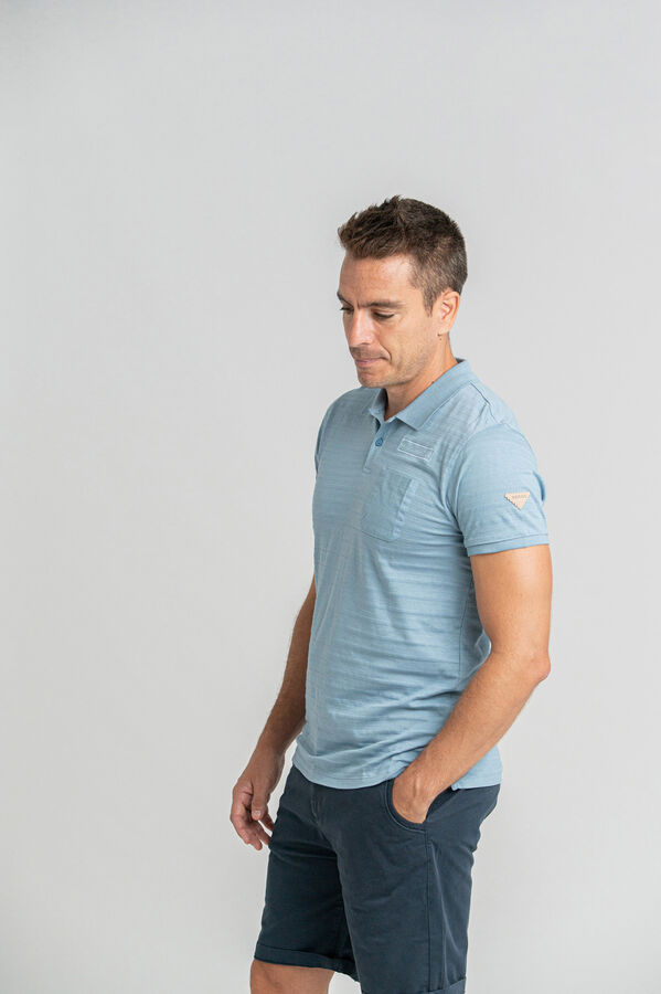 Privata 100% cotton short sleeve Blue