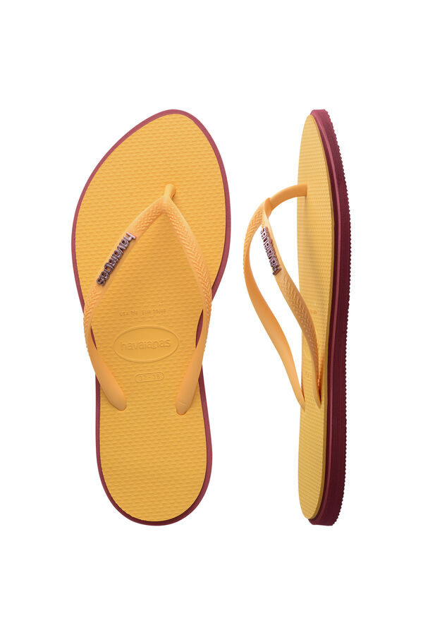 Havaianas Sand&aacute;lia Slim Point Amarelo