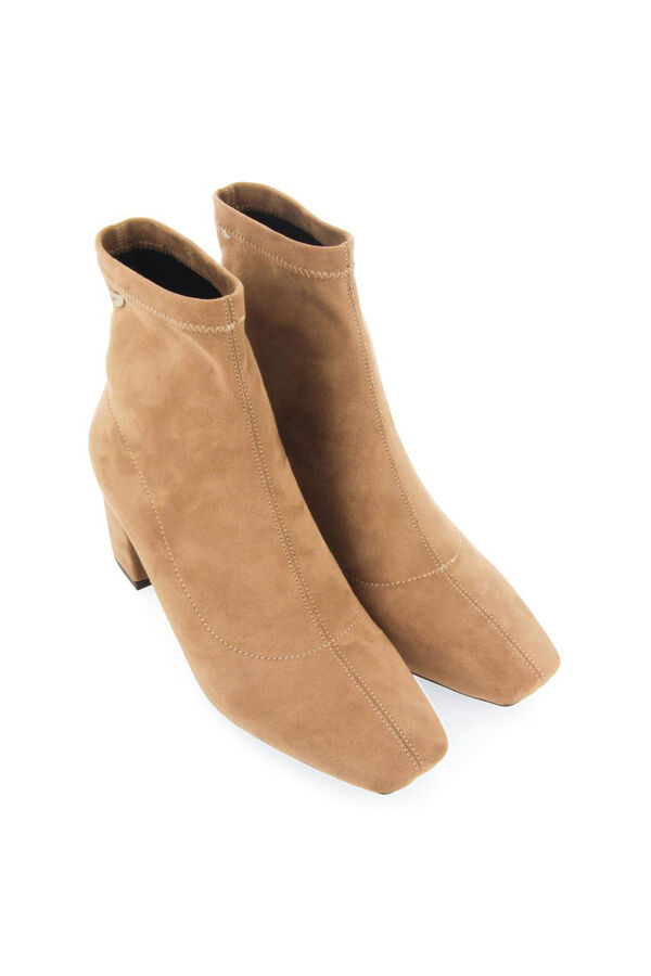 Gioseppo Botins elásticos com salto ragú Tostado