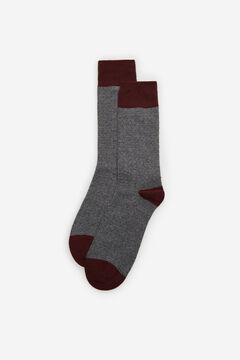 Cortefiel Polka-dot EcoCoolmax® socks Gray