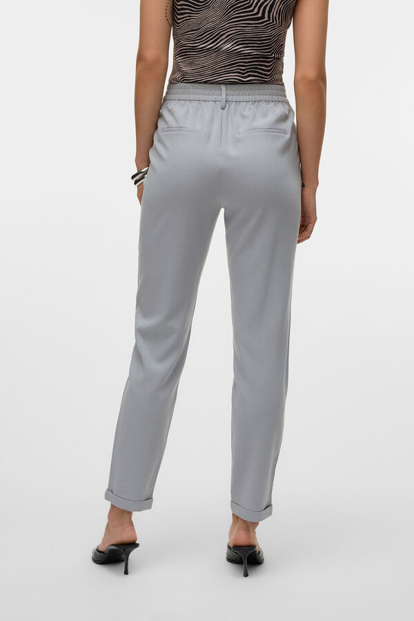 Vero Moda Calças compridas de vestir Cinzento