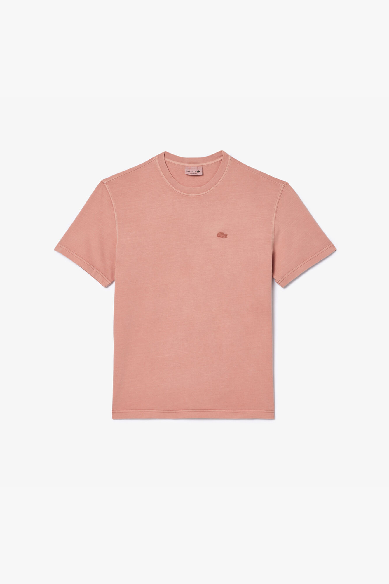 Lacoste T-shirt unissexo em algod&atilde;o tingida naturalmente