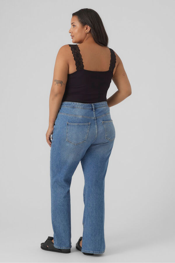 Vero Moda Curve Top renda Curve Preto
