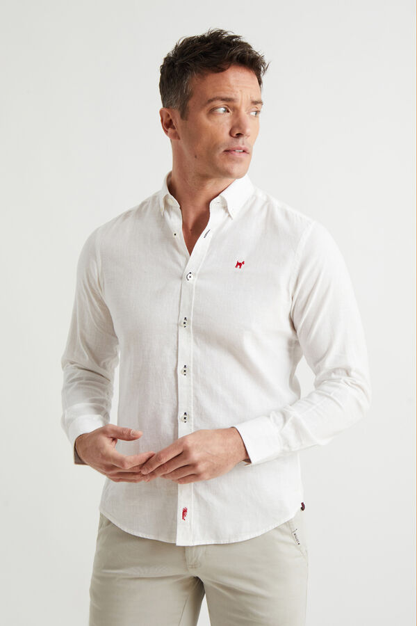 Williot Camisa linho Branco
