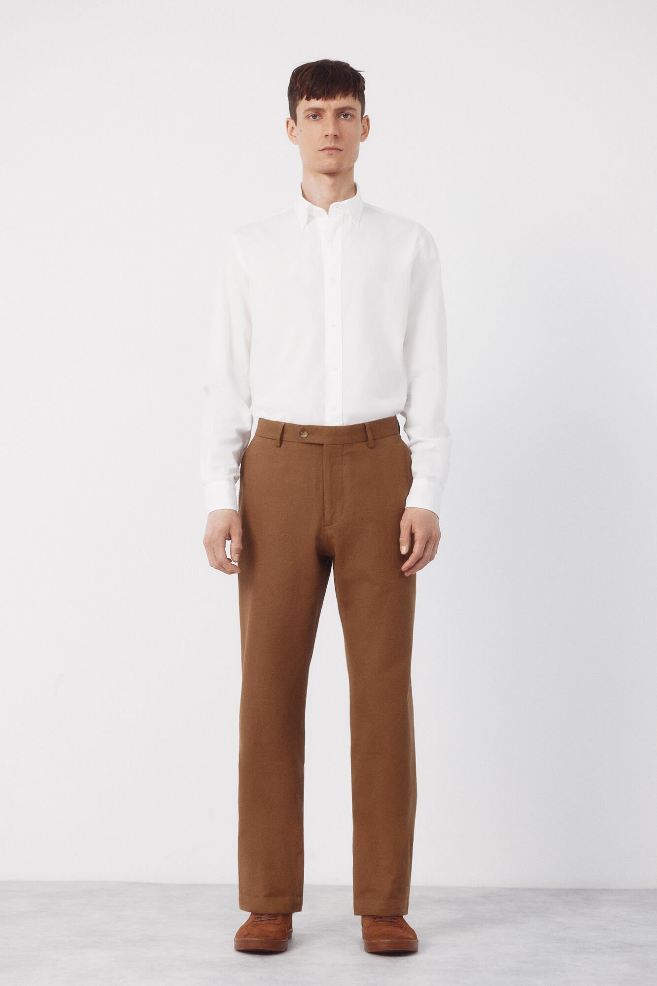 Cortefiel Linen blend coordinated trousers