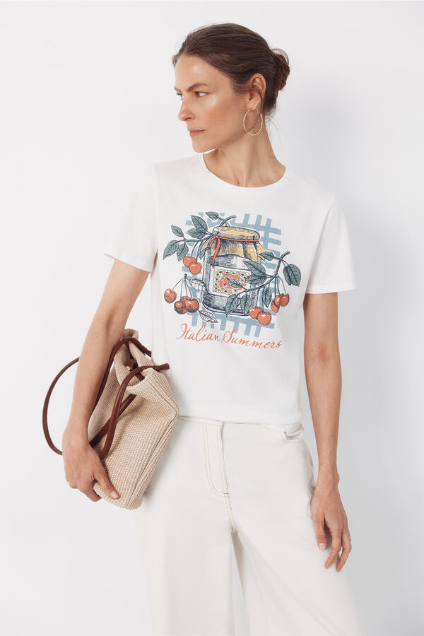 Cortefiel Printed t-shirt Multicolour