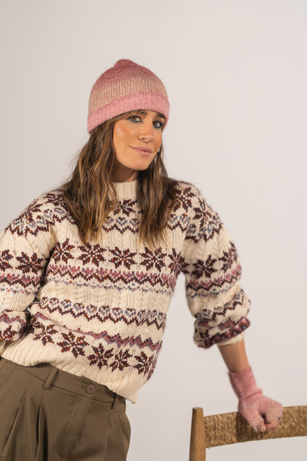 Slowlove Camisola grecas Ecru