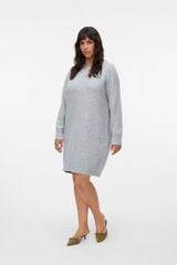 Vero Moda Curve Vestido de malha manga plus size  Cinzento