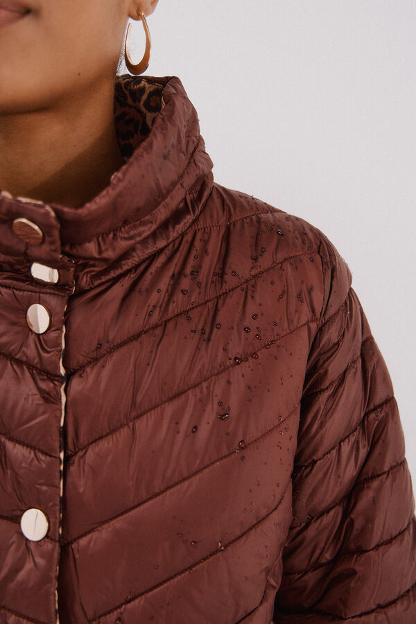 Cortefiel Reversible Thermolite® jacket Maroon