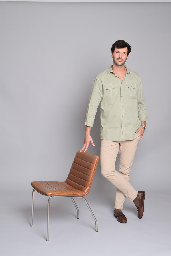 Cloking Bolsos de camisa Verde