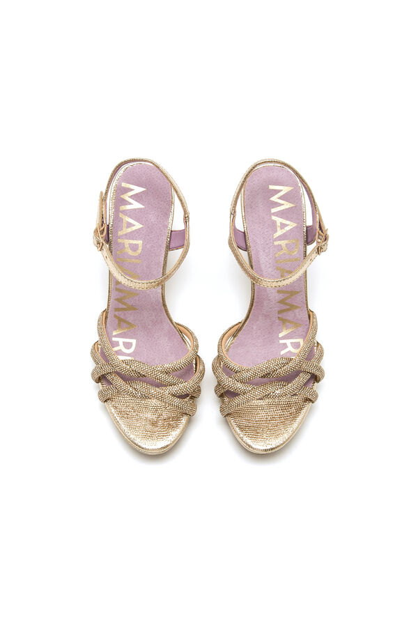 Maria Mare Acate heeled sandal Gold