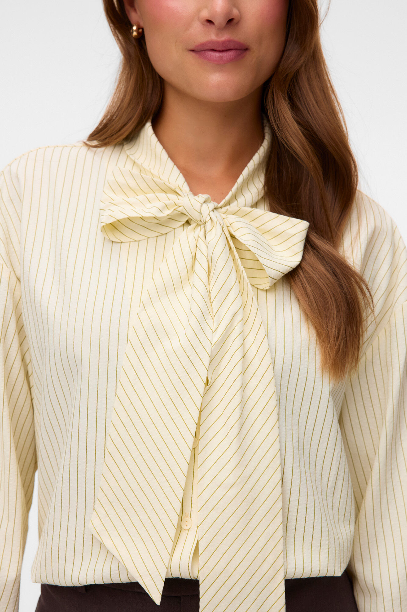 Vero Moda Blusa &agrave;s riscas com la&ccedil;o