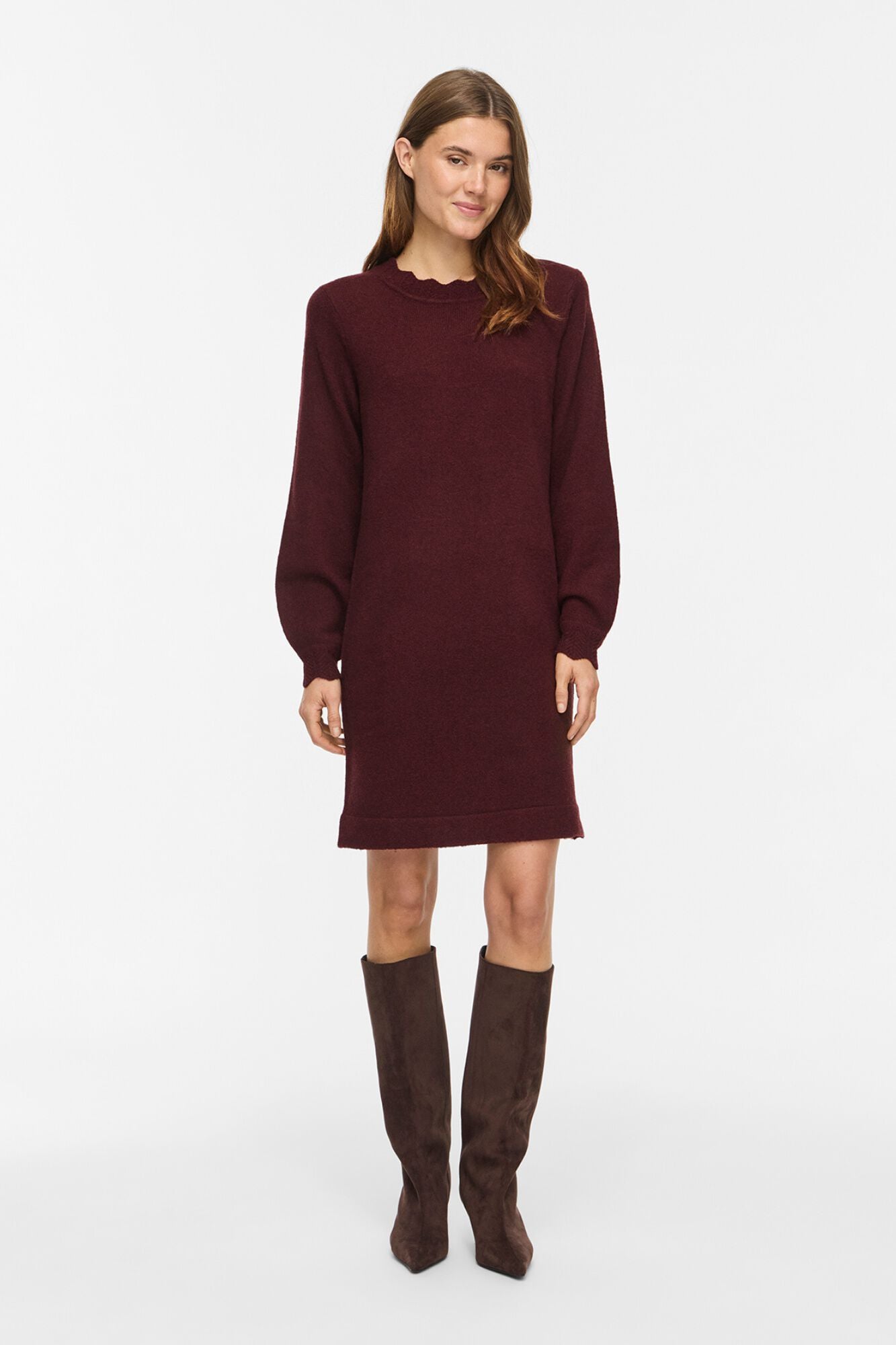 Vila Vestido de malha midi