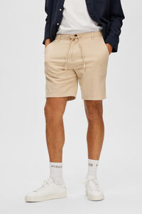Selected Bermuda de linho com caimento relaxado