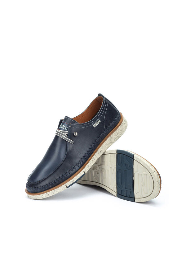 Pikolinos Zapatos de cordones con cierre el&aacute;stico Azul oscuro