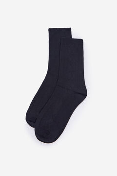 Cortefiel Textured essential socks Black