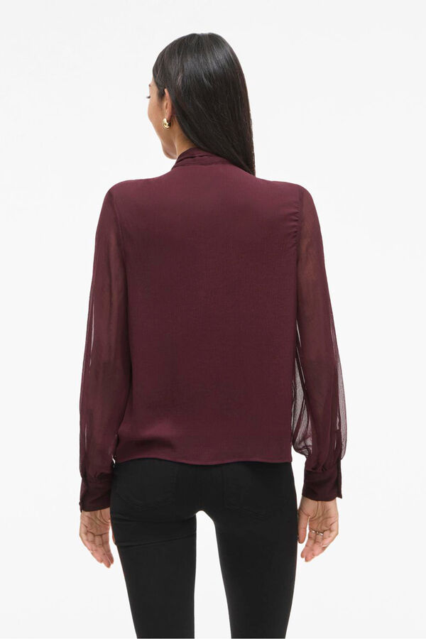 Vila Blusa de manga comprida Roxo