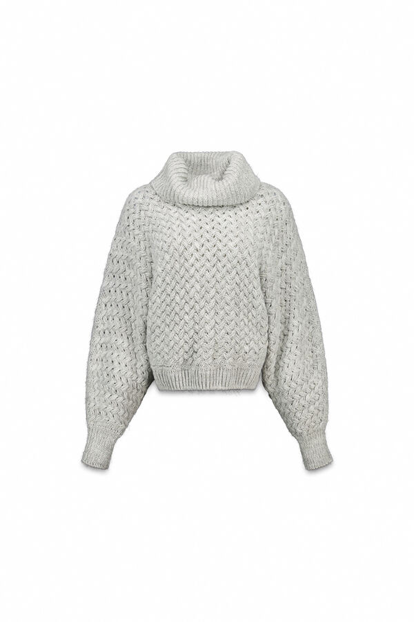 Slowlove Jersey punto cesta Cinzento