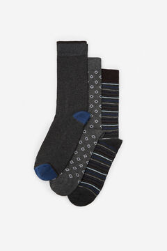 Cortefiel 3-pack socks Grey