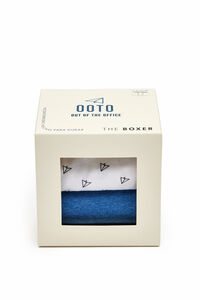 Cortefiel 2-pack jersey-knit boxers Blue