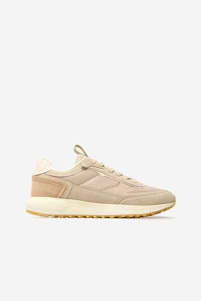 Cortefiel Zapatilla multipieza Beige