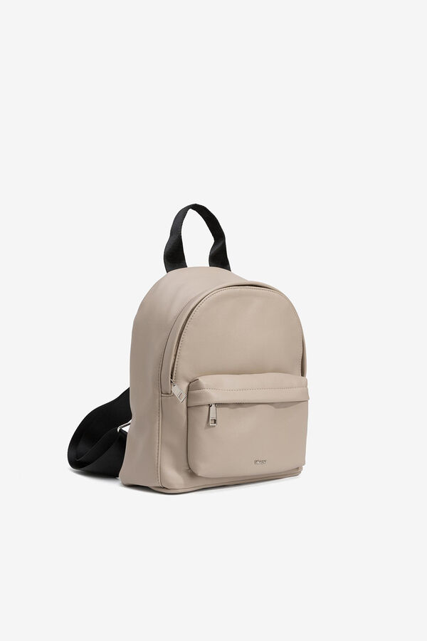 Vilanova Mochila de pele sint&eacute;tico Tostado