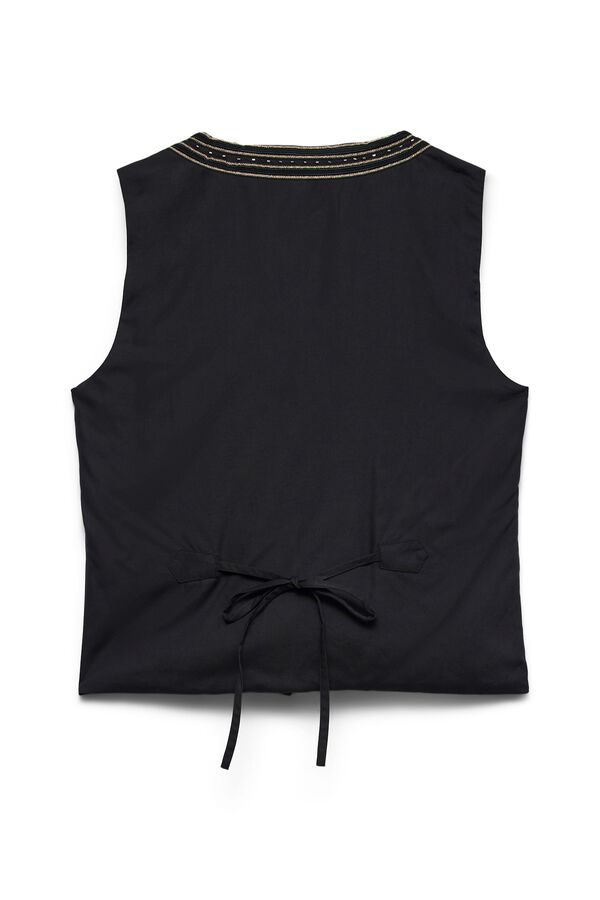 Vero Moda Chaleco boho Negro