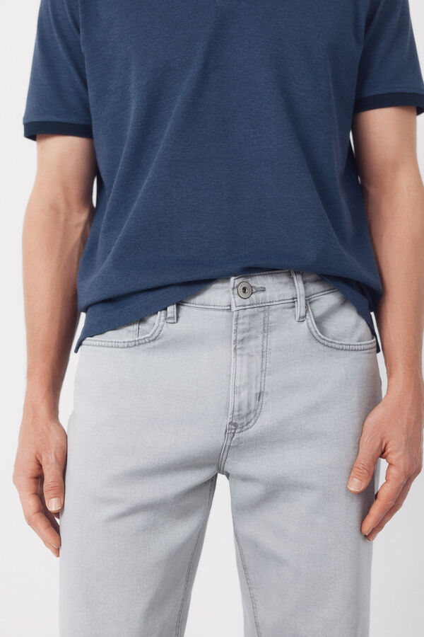 Cortefiel Regular fit jeans Grey