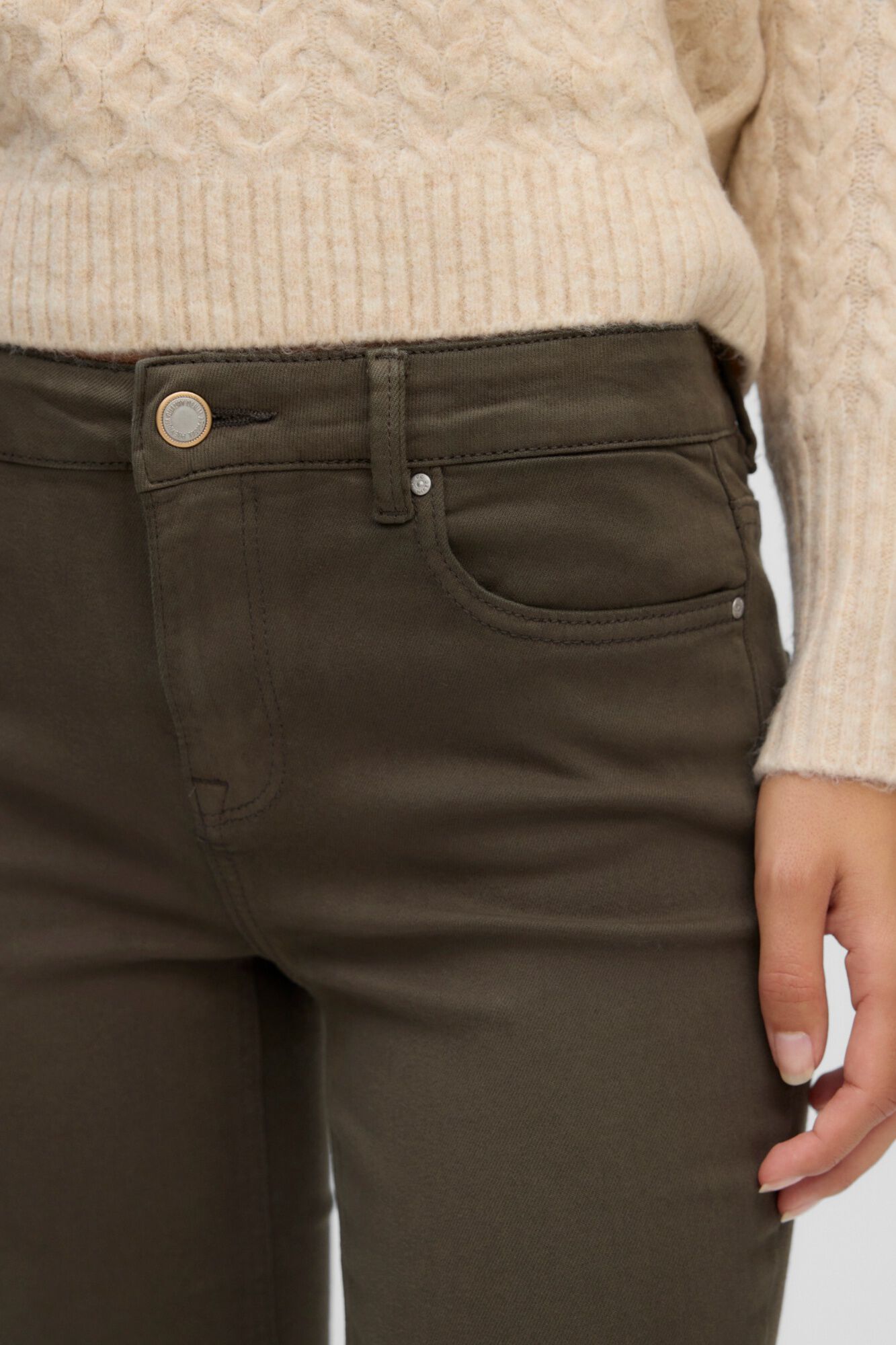 Vero Moda Jeans &agrave; boca de sino de cor