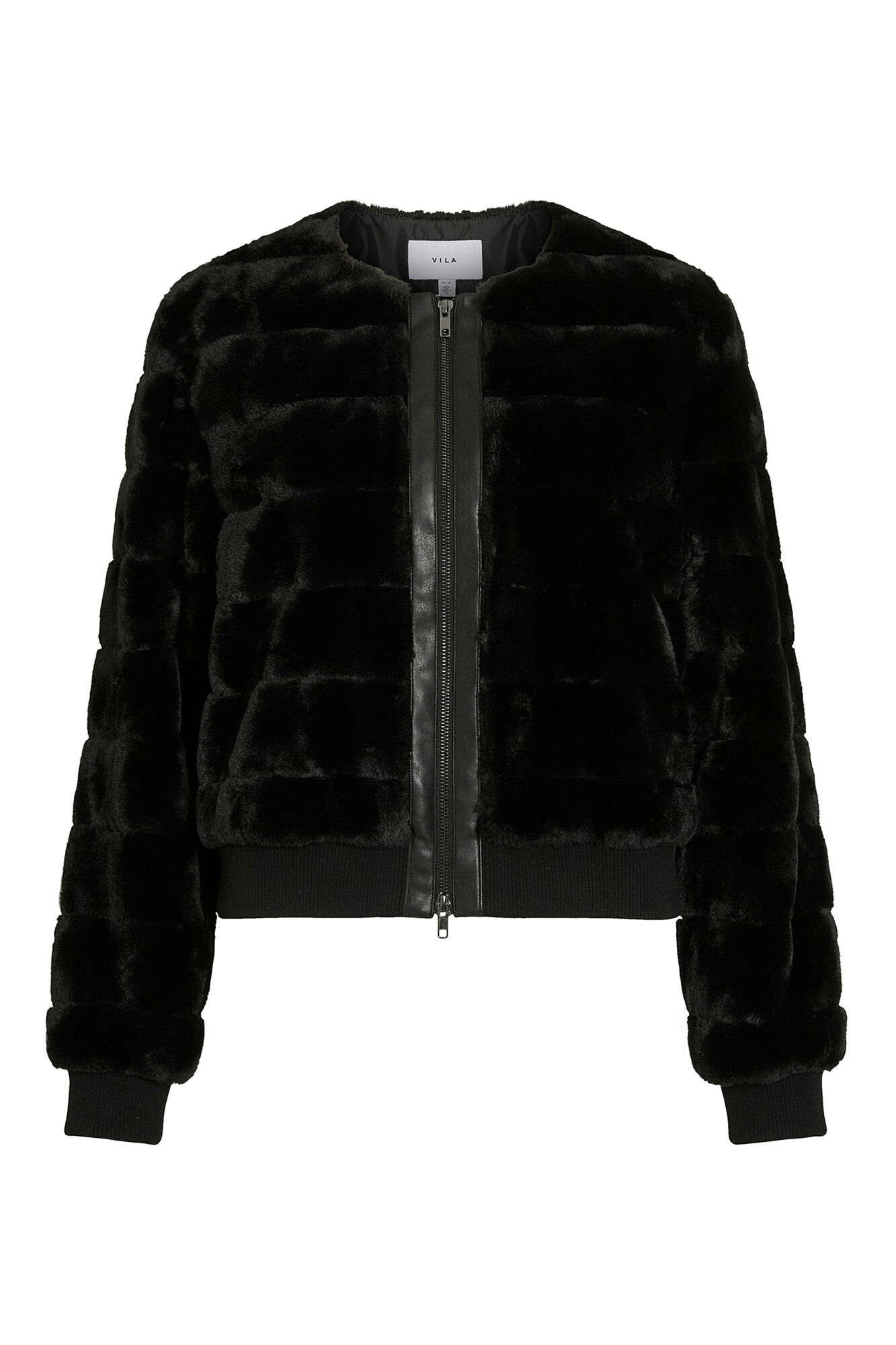 Vila Casaco de pele sint&eacute;tica