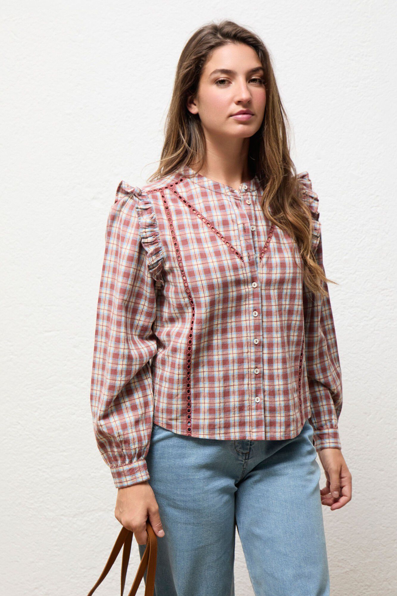 El Ganso Blusa Rosie Cuadros