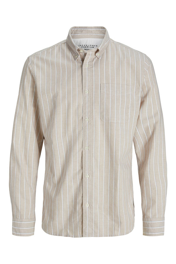 Jack & Jones Camisola oxford slim fit Cinzento