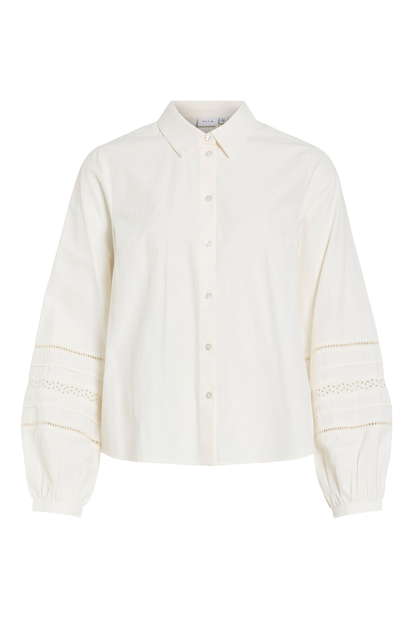 Vila Camisa com mangas bordadas
