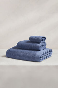 Cortefiel Blue Ocean 550 Hand Towel 50x90 cm Blue