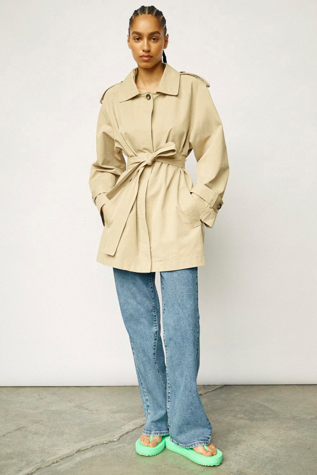 Cortefiel discount trench coat