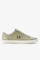Fred Perry Sapatilhas Baseline pele Cinzento
