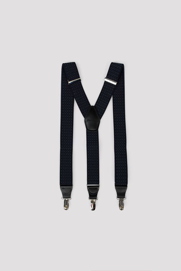 Cortefiel Contrast striped elastic strap Green